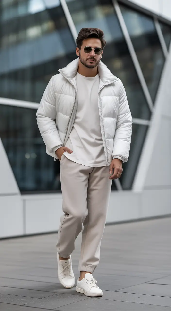 Outfits for Men Winter Whites