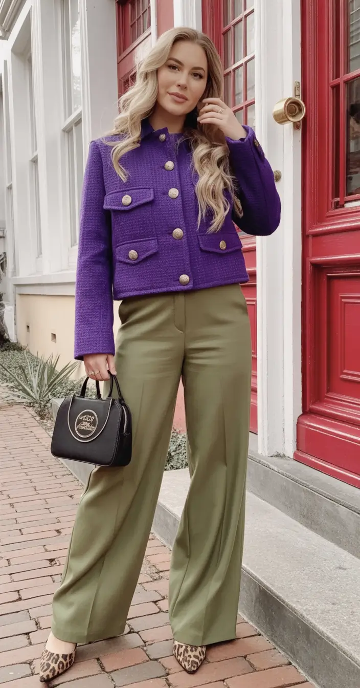 Outfits for Women Over 40 Unexpected Color Pairing for the Bold and Stylish