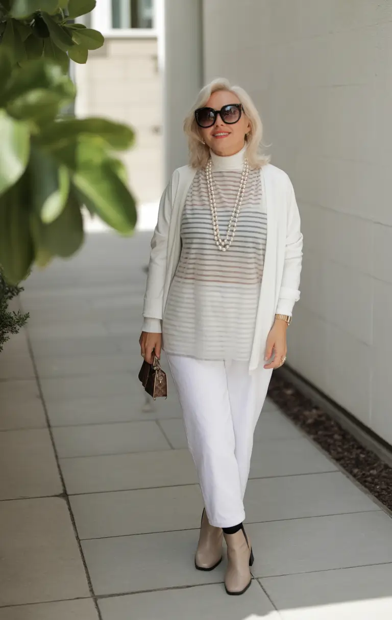 Outfits for Women Over 50 Soft-All-White-Calm-With-Floating-Layers