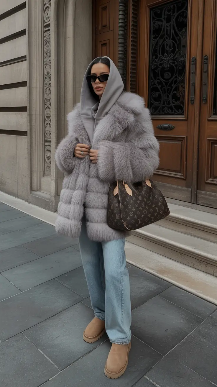 ugg outfits Frosted Glamour - Luxe Winter Layers