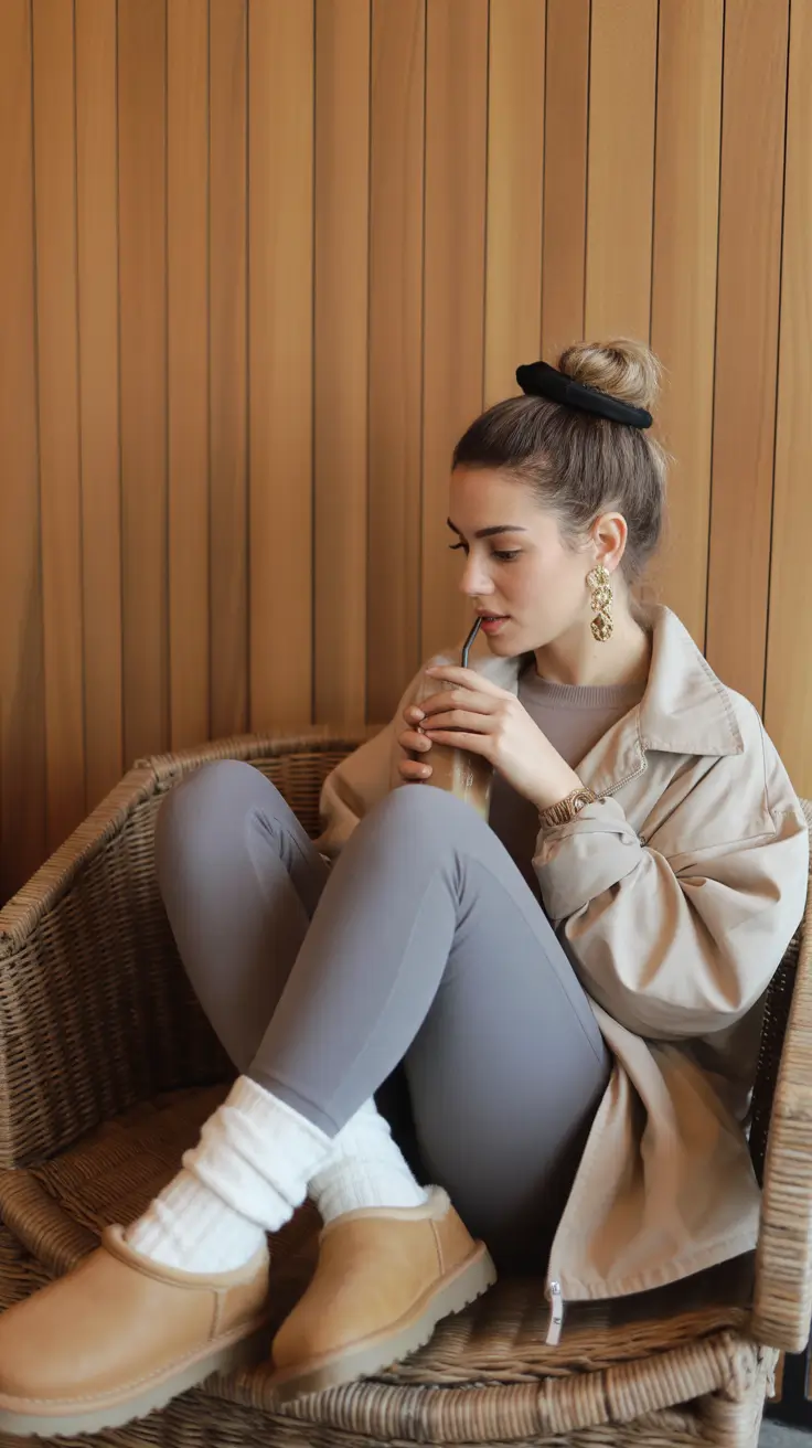 ugg outfits Warm Minimalism - Cozy Neutrals in Motion