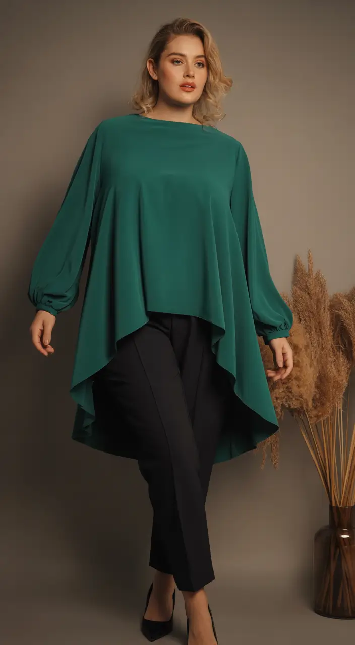 plus size outfits 2026 Emerald Flow