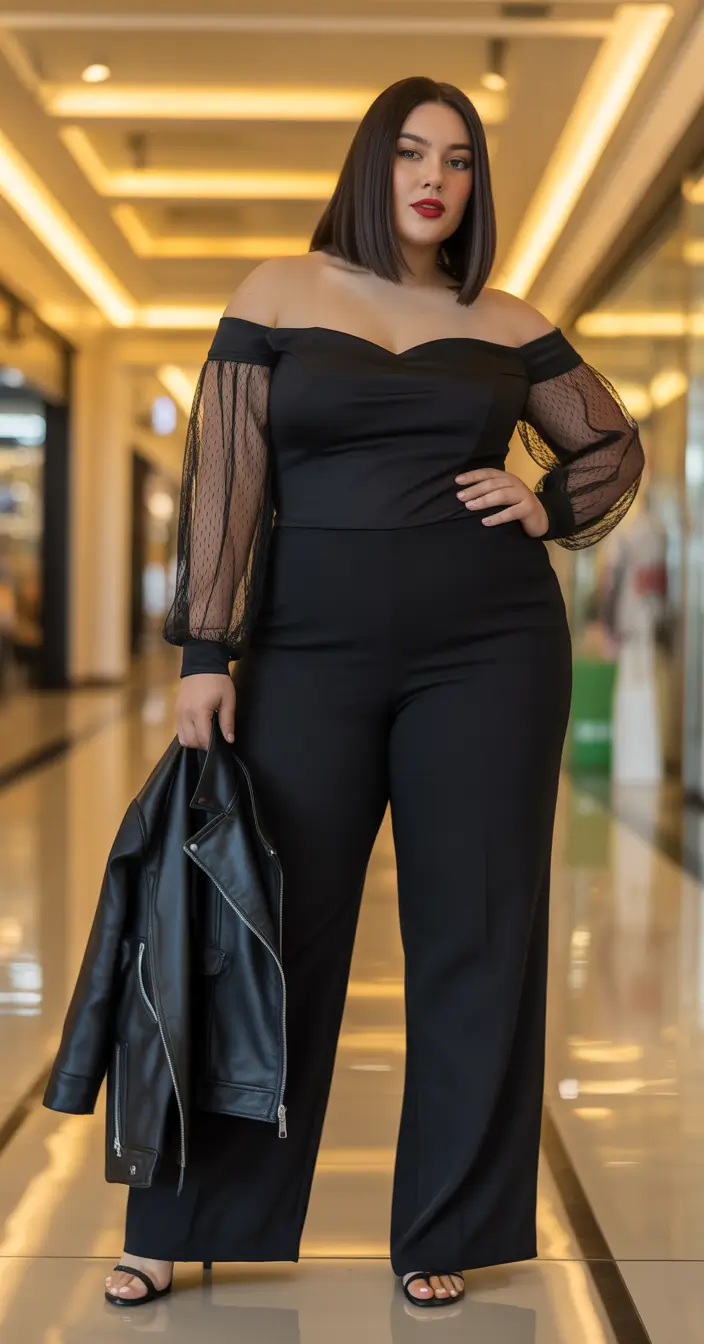 plus size outfits 2026 Velvet Night Confidence