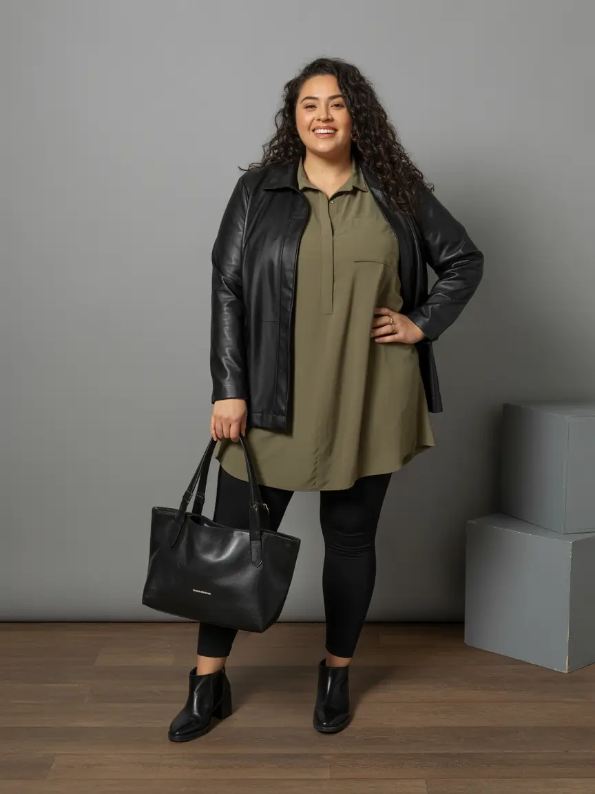 plus size outfits 2026 Olive Street Smart Layers