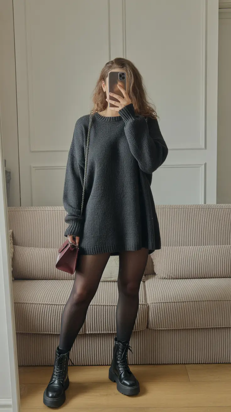 sweater outfits Black Modern Urban Muse