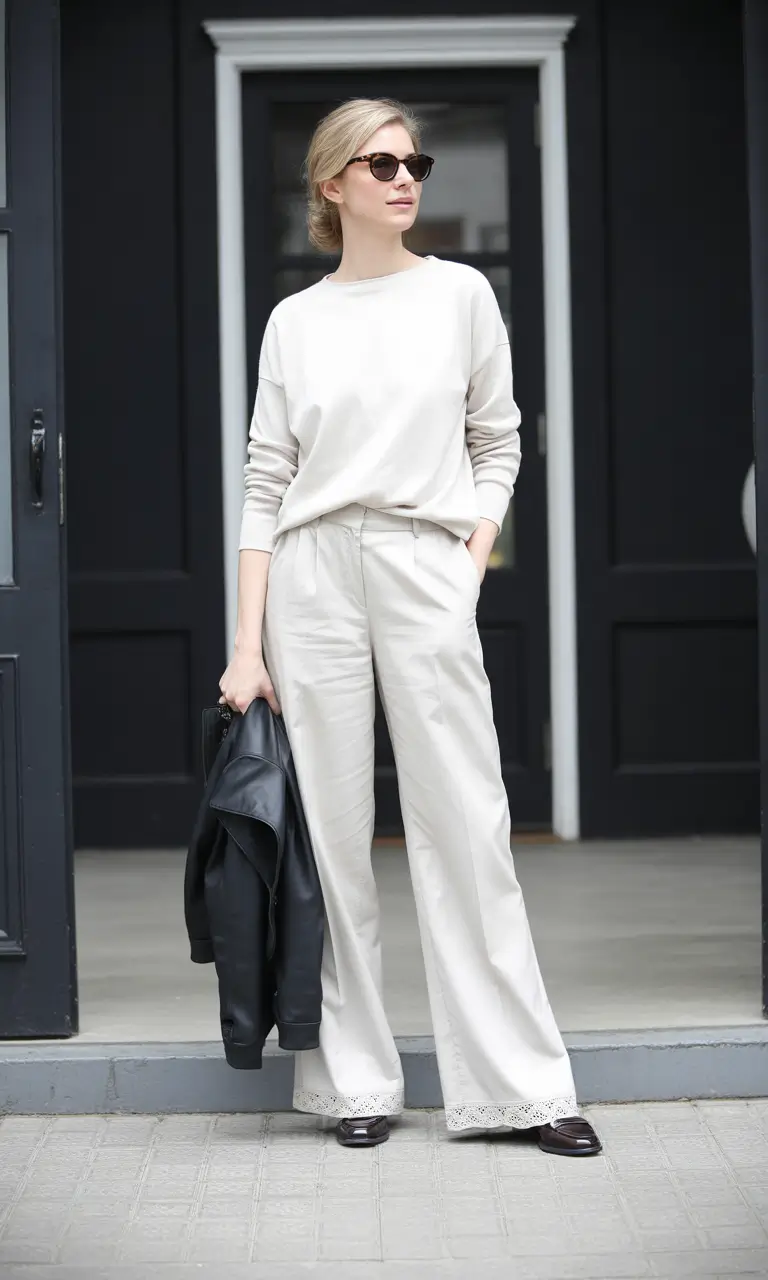 Capsule Wardrobe Outfits 2026 Soft Monochrome Minimalism for Everyday Ease