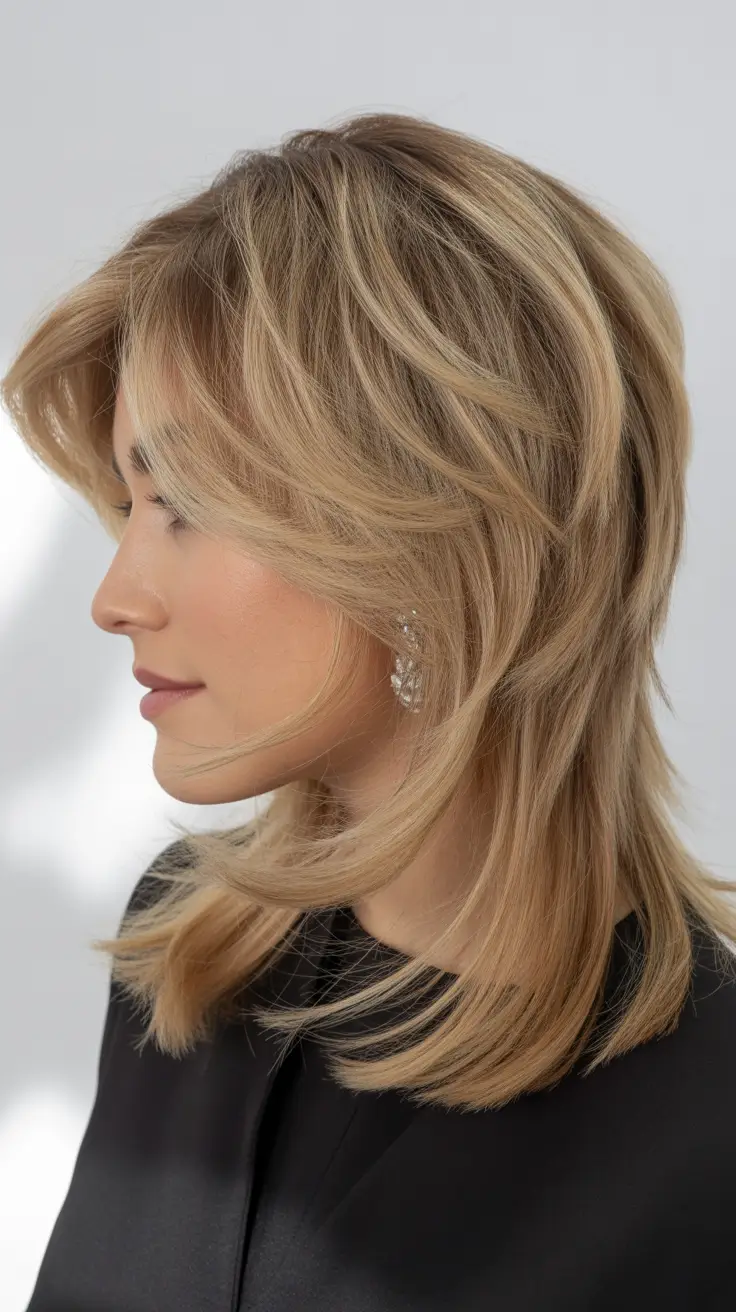 haircuts for thin fine hair Blended-Blonde-Layer-Cut-With-Airy-Ends