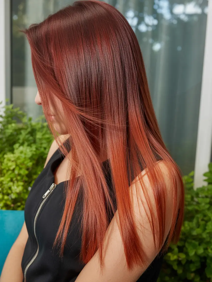 haircuts for thin fine hair Sleek-Copper-Straight-Cut-With-Micro-Movement