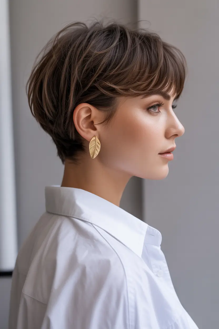 pixie-haircut Soft Layered Pixie With Natural Volume