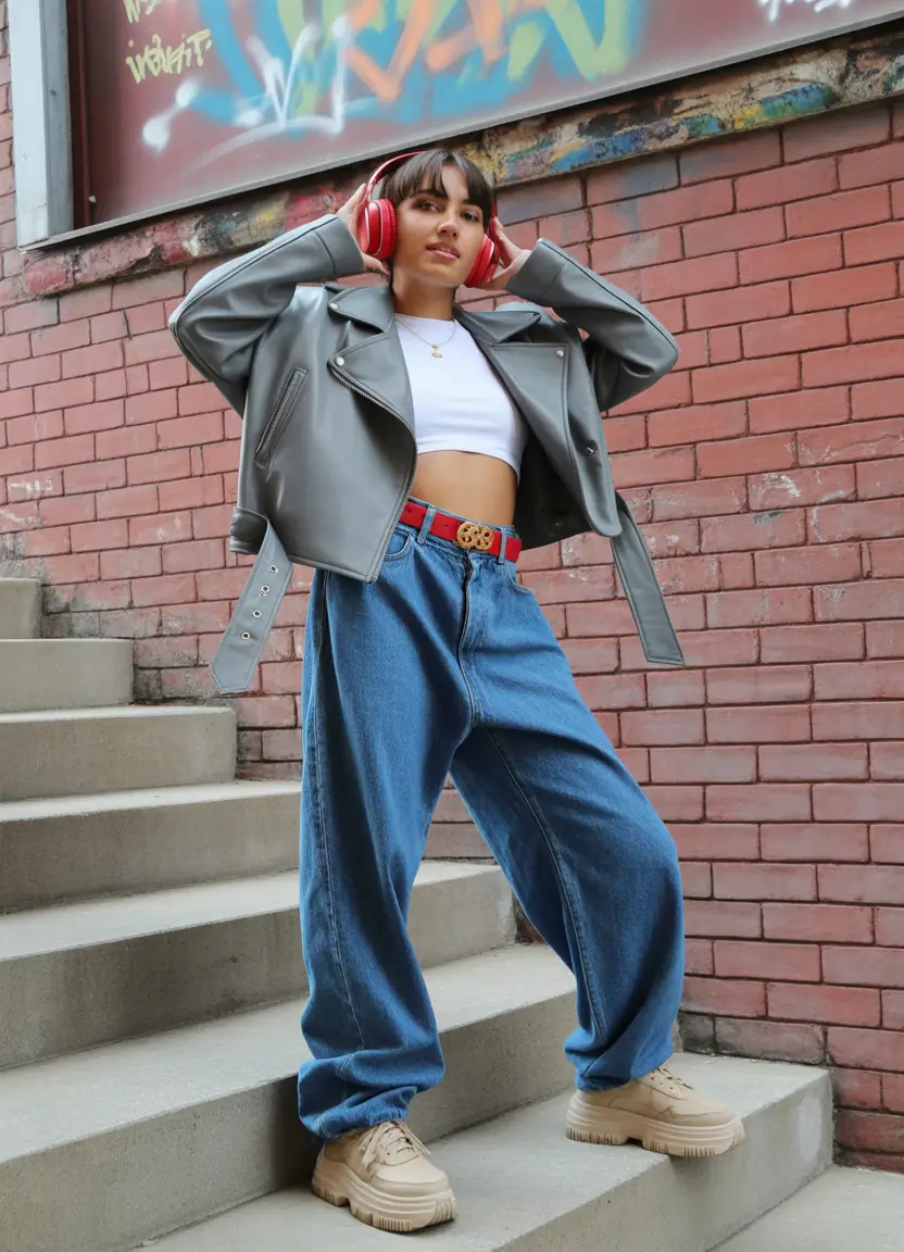 y2k outfits Steel Street Melody