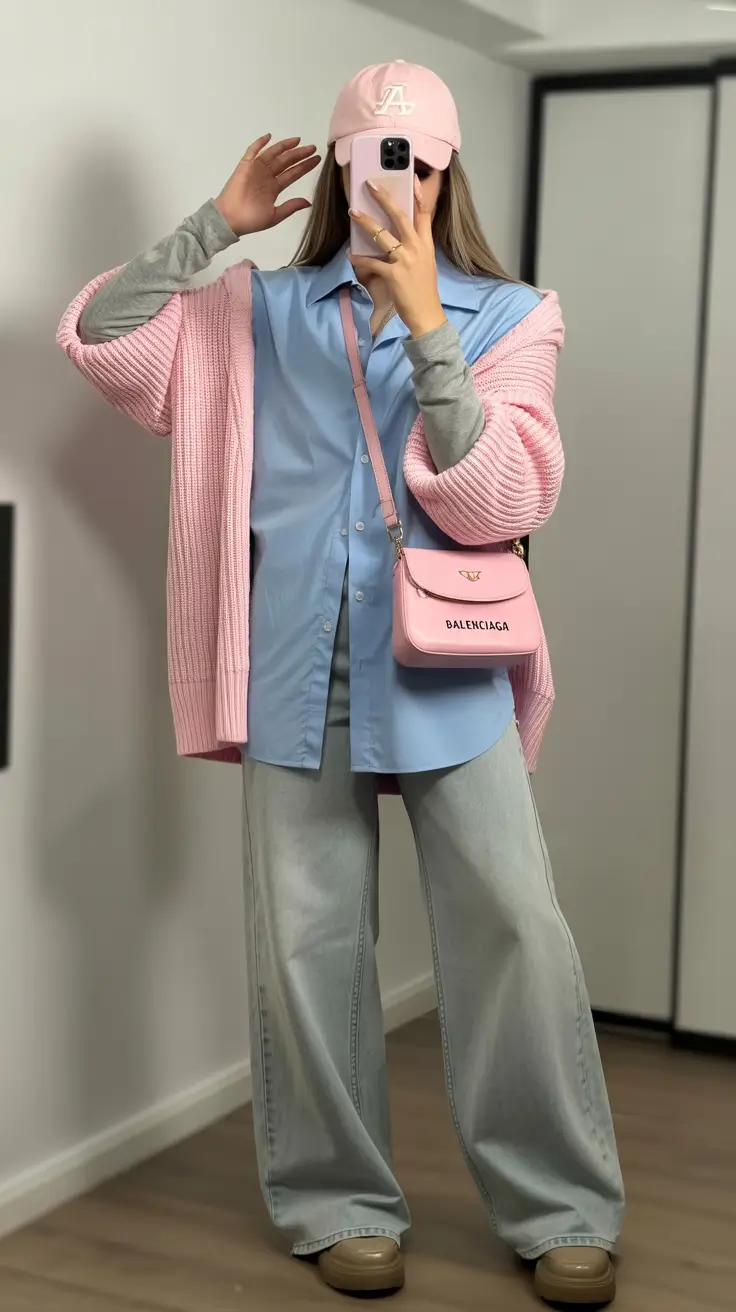 y2k outfits Soft Candy Street Luxe