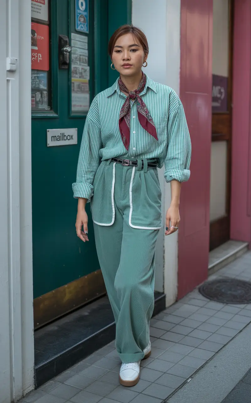 y2k outfits Mint City Sophisticate