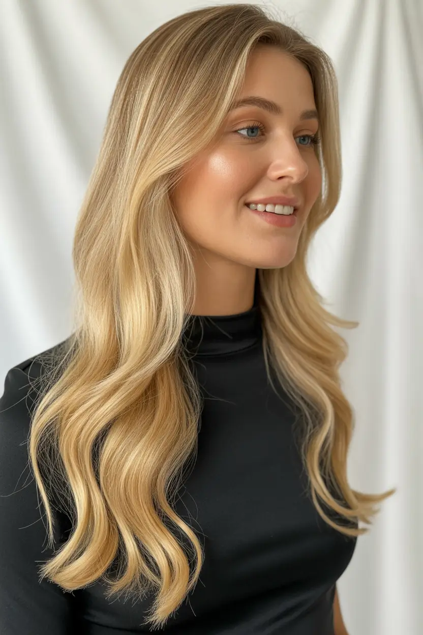 Hair Color Ideas to Look Younger Golden Radiance Blonde