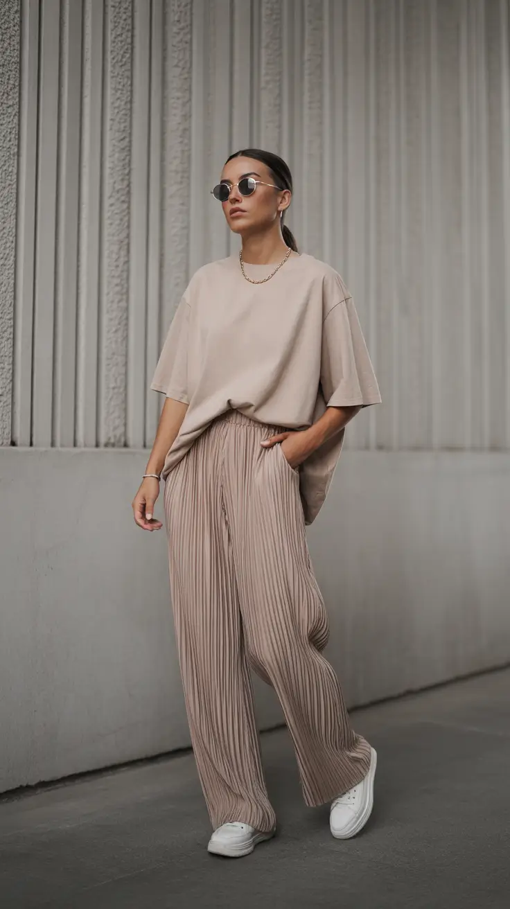 basic outfits Soft Beige Comfort for Relaxed Neutral Days
