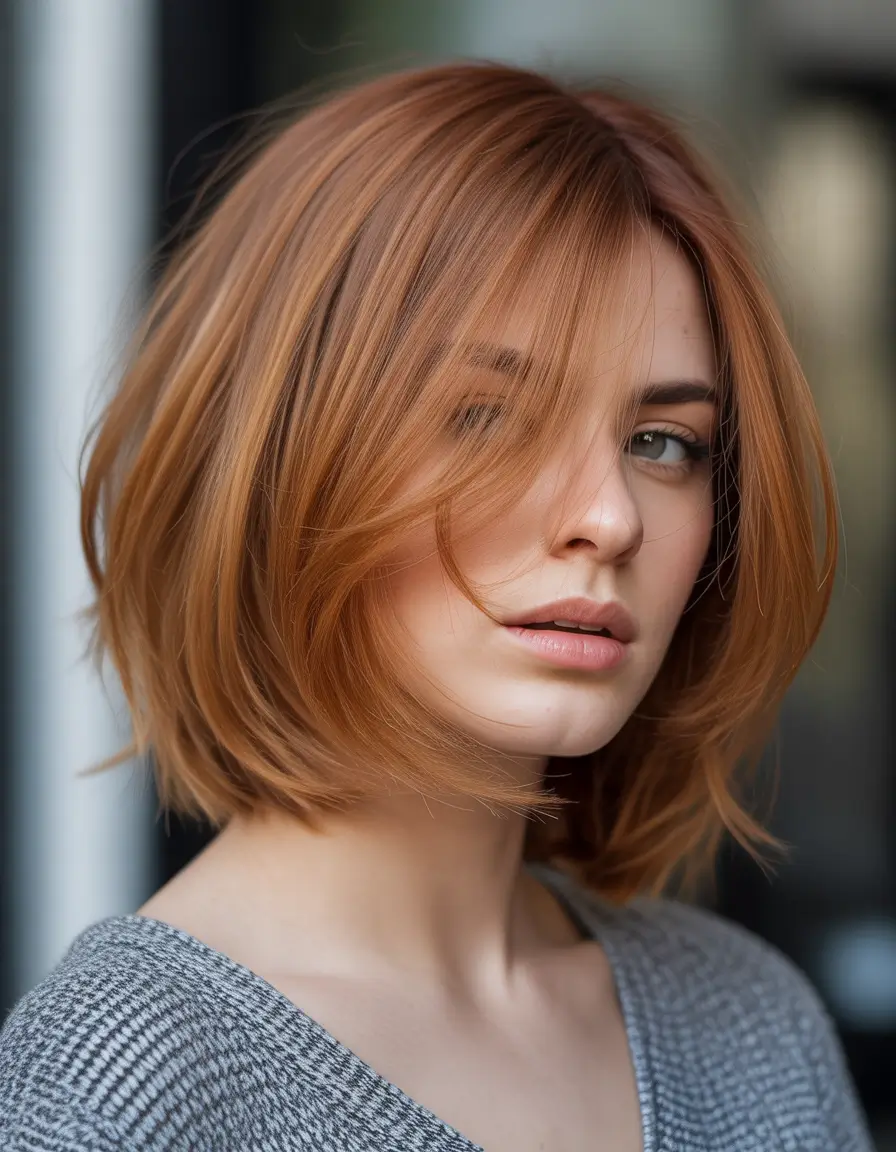 lob haircut Soft Ginger Lob With Airy Volume 2026