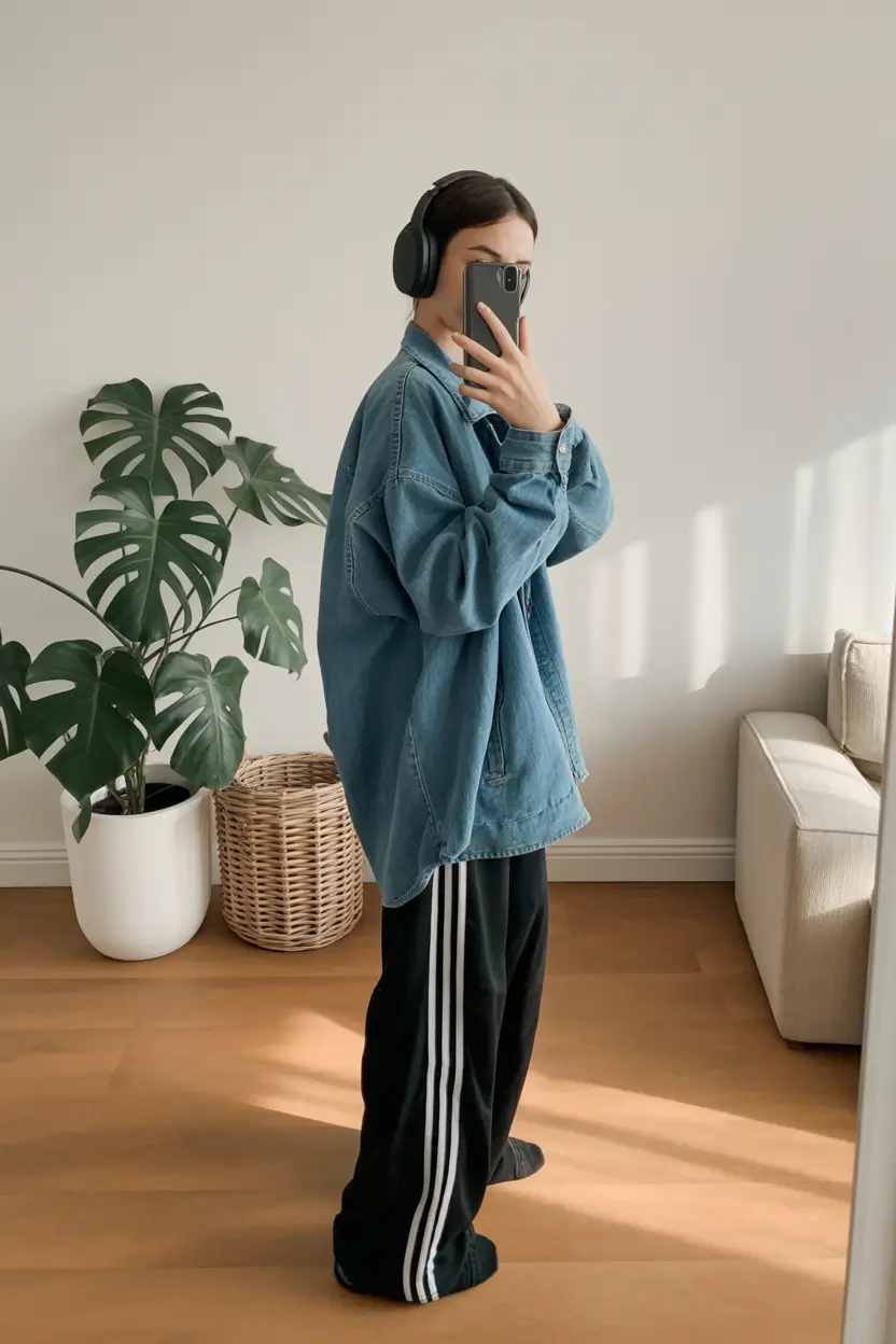 travel outfits Relaxed Street Style for Long Flights Casual Comfort