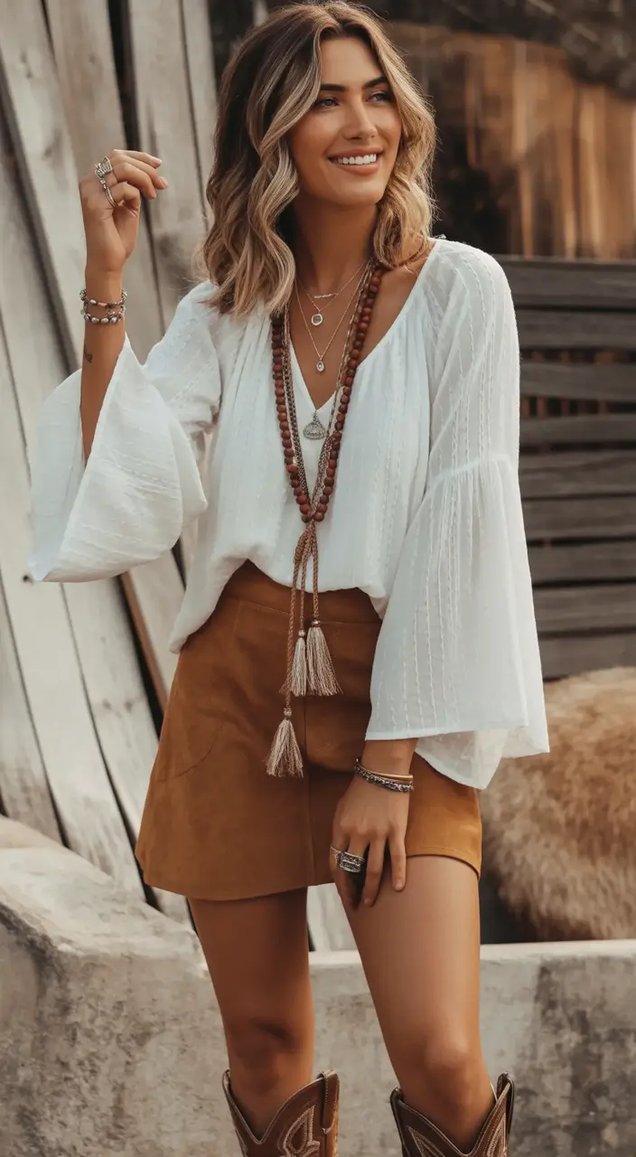 vacation outfits Soft Bohemian Layers for Rustic Escapes