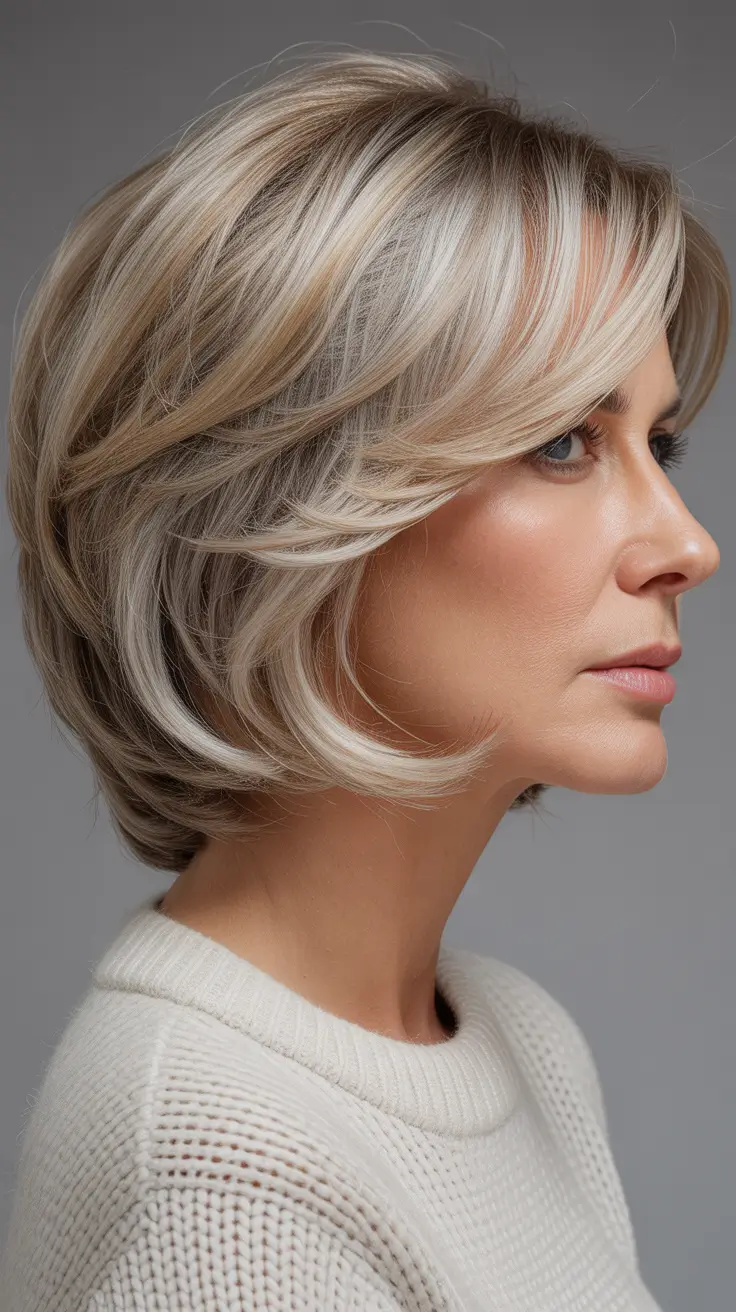 Haircuts-for-Women-Over-40-Soft-Blonde-Rounded-Bob-With-Feathered-Layers