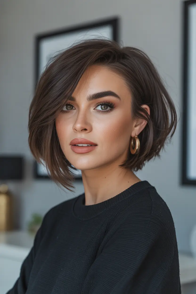 bob hairstyle Relaxed Choppy Bob With Urban Edge