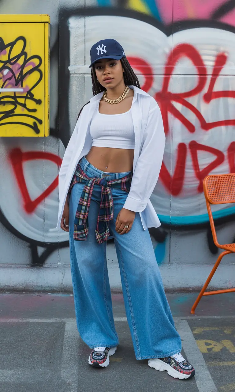 jeans outfits Urban Sporty Denim with Cargo Energy