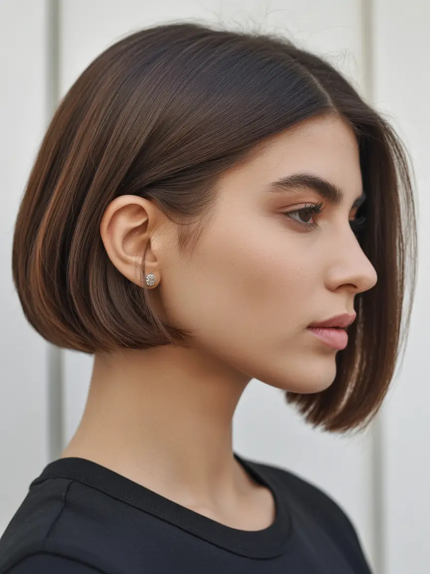 short hairstyles Sleek Classic Mini Bob