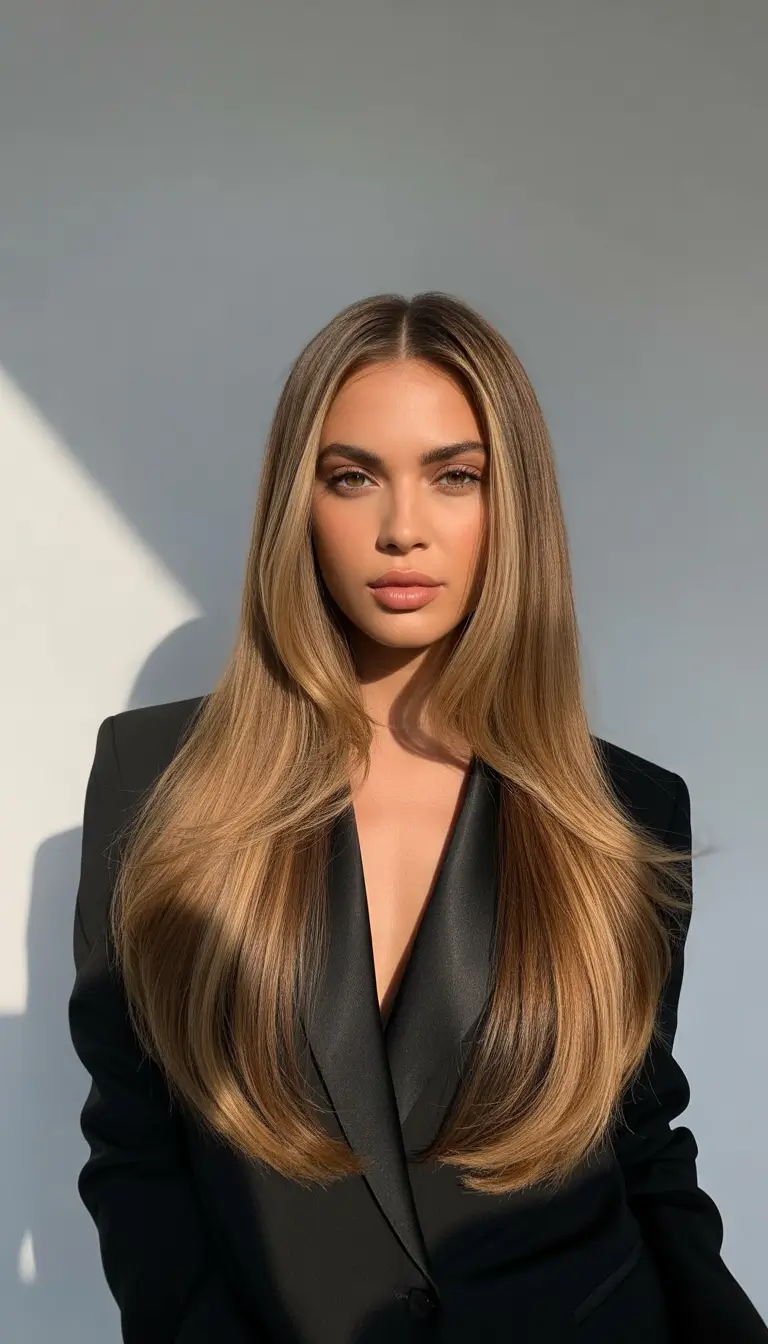 haircuts inspo Refined Long Blowout With Seamless Face Framing