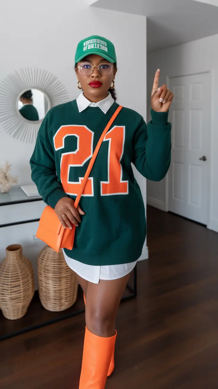 midsize spring outfits Sporty Layers With a Playful Spring Attitude