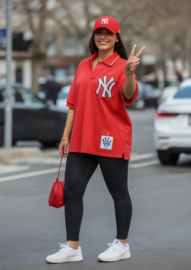 midsize spring outfits Sport Inspired Comfort With Everyday Ease