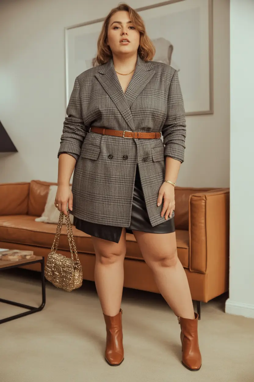 midsize spring outfits Tailored Confidence With a Modern Edge