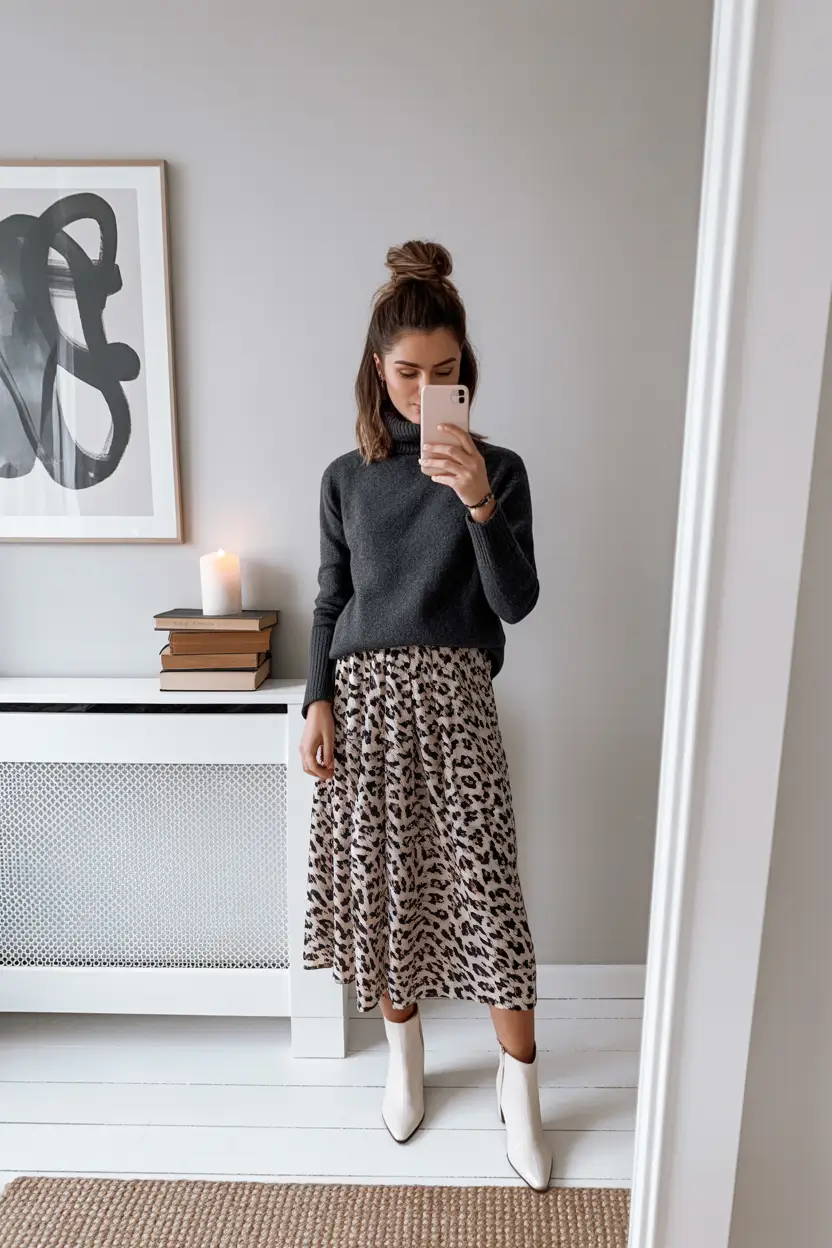 modest spring outfits Animal Prints Softened for Everyday Spring Wear