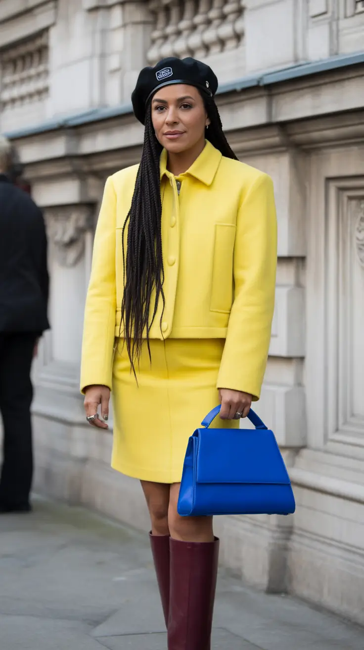 modest spring outfits Bold Color Moments That Still Feel Refined
