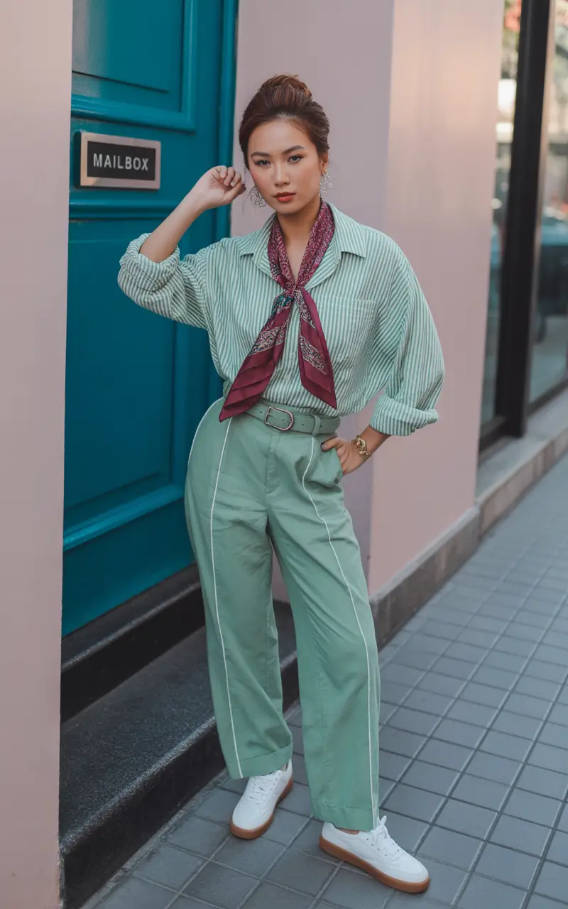 modest spring outfits Fresh Pastels With a Tailored Casual Energy