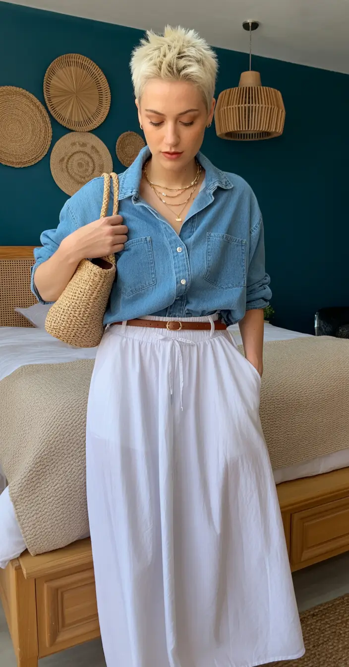 spring fashion outfits Denim Ease With Soft Summer Intentions