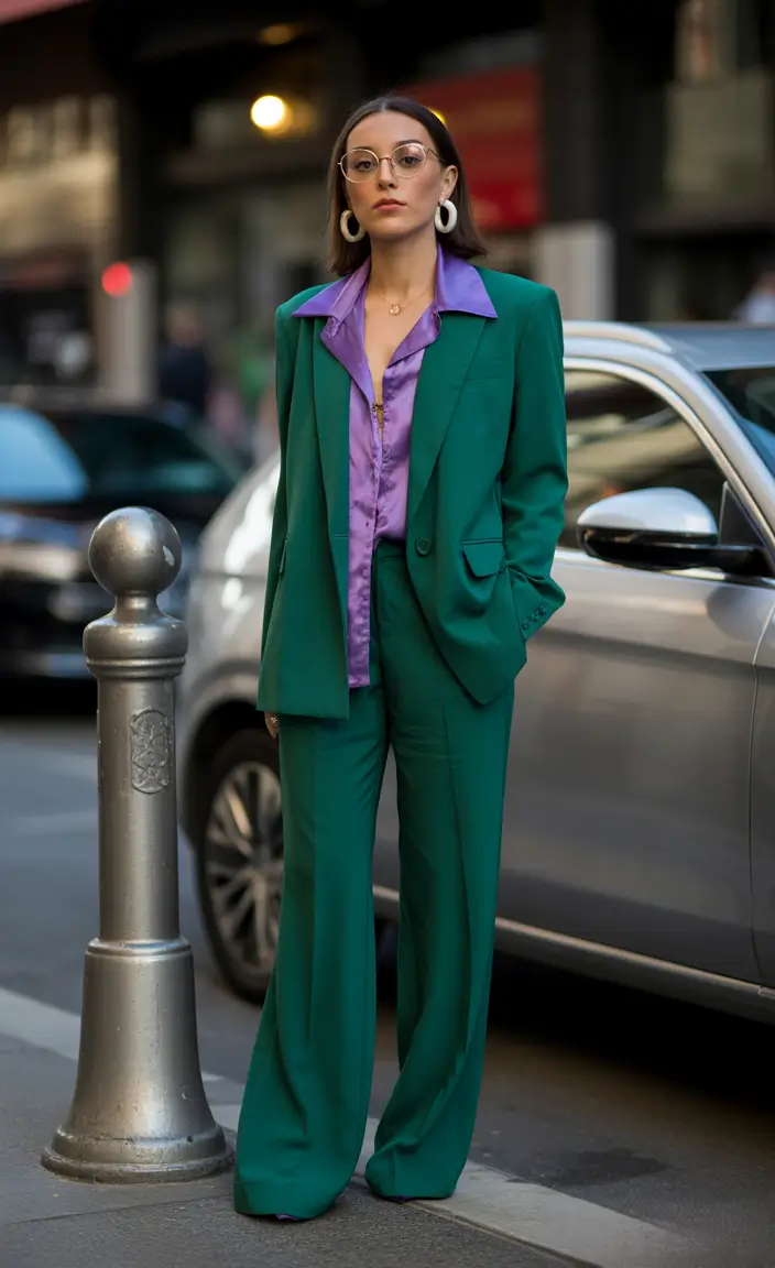 spring fashion outfits Bold Color Tailoring With Runway Confidence