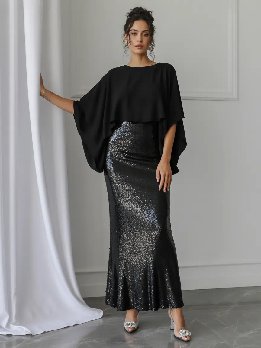 spring outfits 2026 trends Evening Minimalism With Subtle Sparkle
