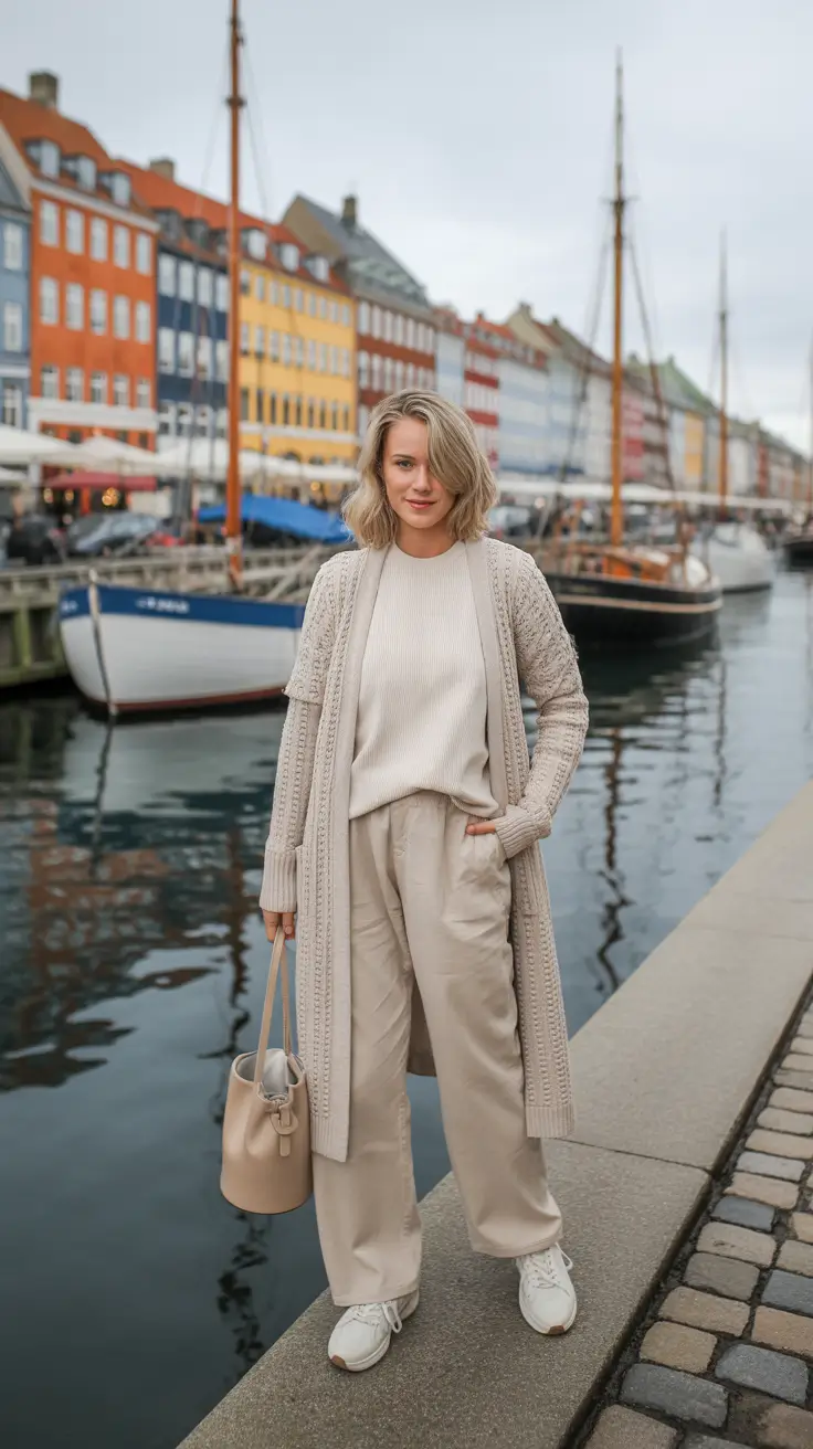 Spring vacation outfits Soft Neutrals for Waterfront Wandering