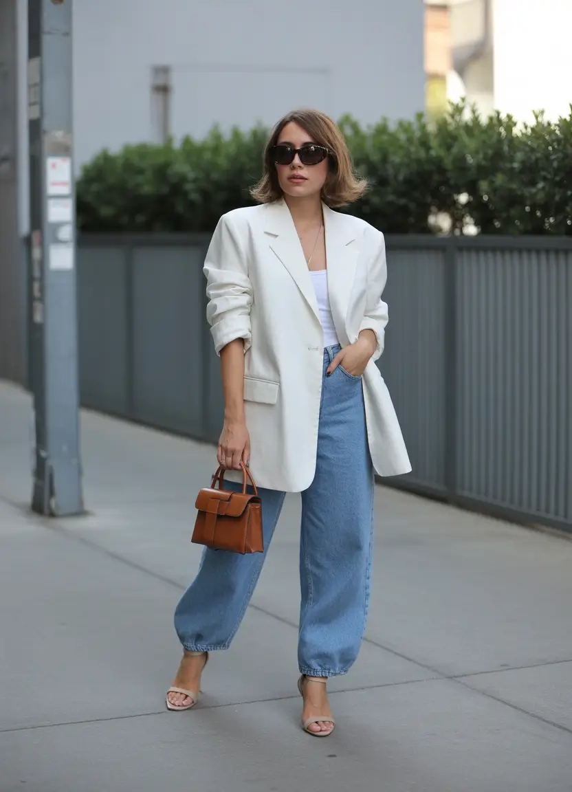 italy outfits spring Relaxed Tailoring with a Downtown Attitude