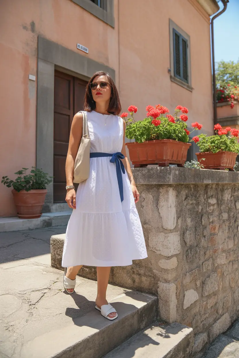 italy outfits spring White Cotton and Slow Mornings in the Hills