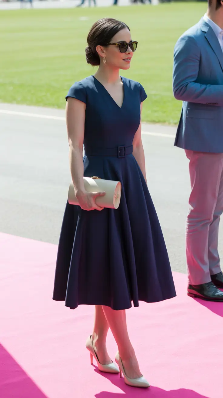 Spring formal outfits Navy Elegance That Always Works