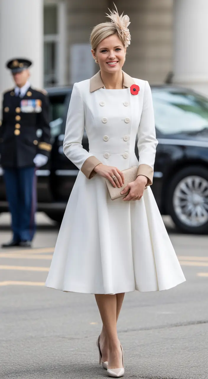 Spring formal outfits Soft White With Ceremony Energy