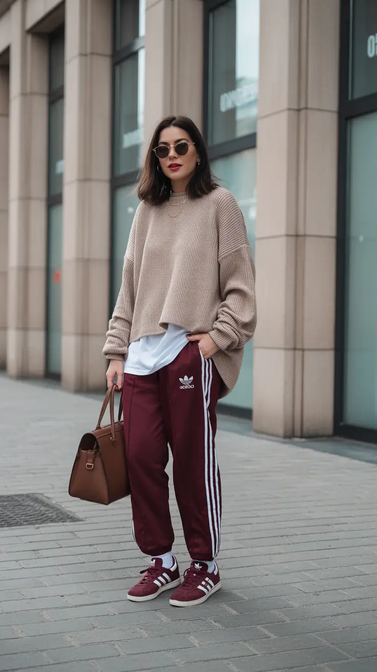 sneakers spring outfit Sporty Comfort with Rich Color Balance