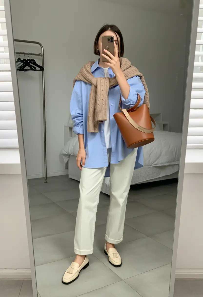 old money spring outfits Relaxed Preppy Layers for Everyday Spring Life