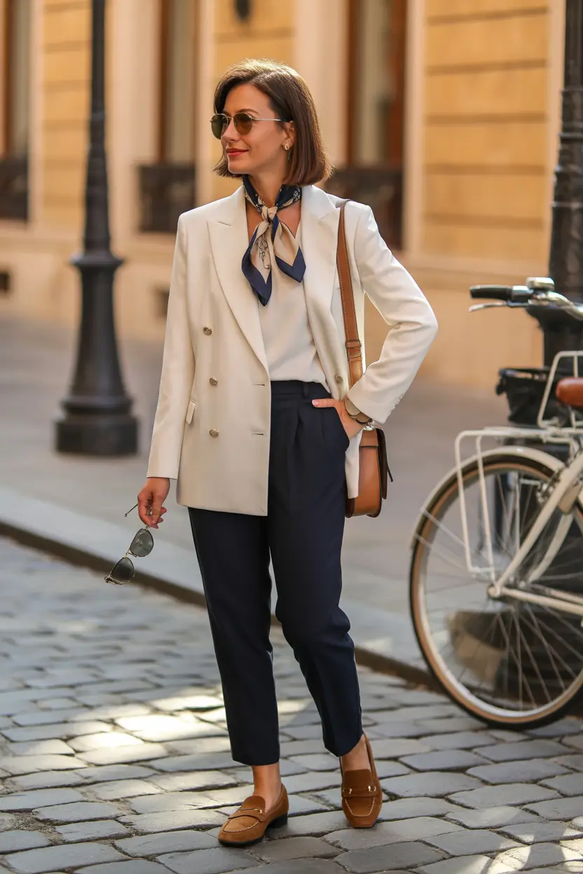 old money spring outfits Polished Neutrals with a Parisian Walkability