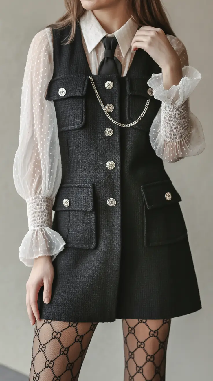 old money spring outfits Heritage Details with Feminine Softness