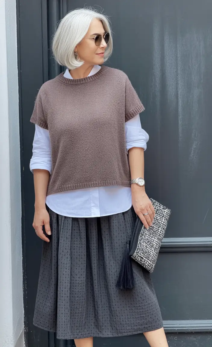 Spring Dressing Over 50 Soft Layers for Transitional Days