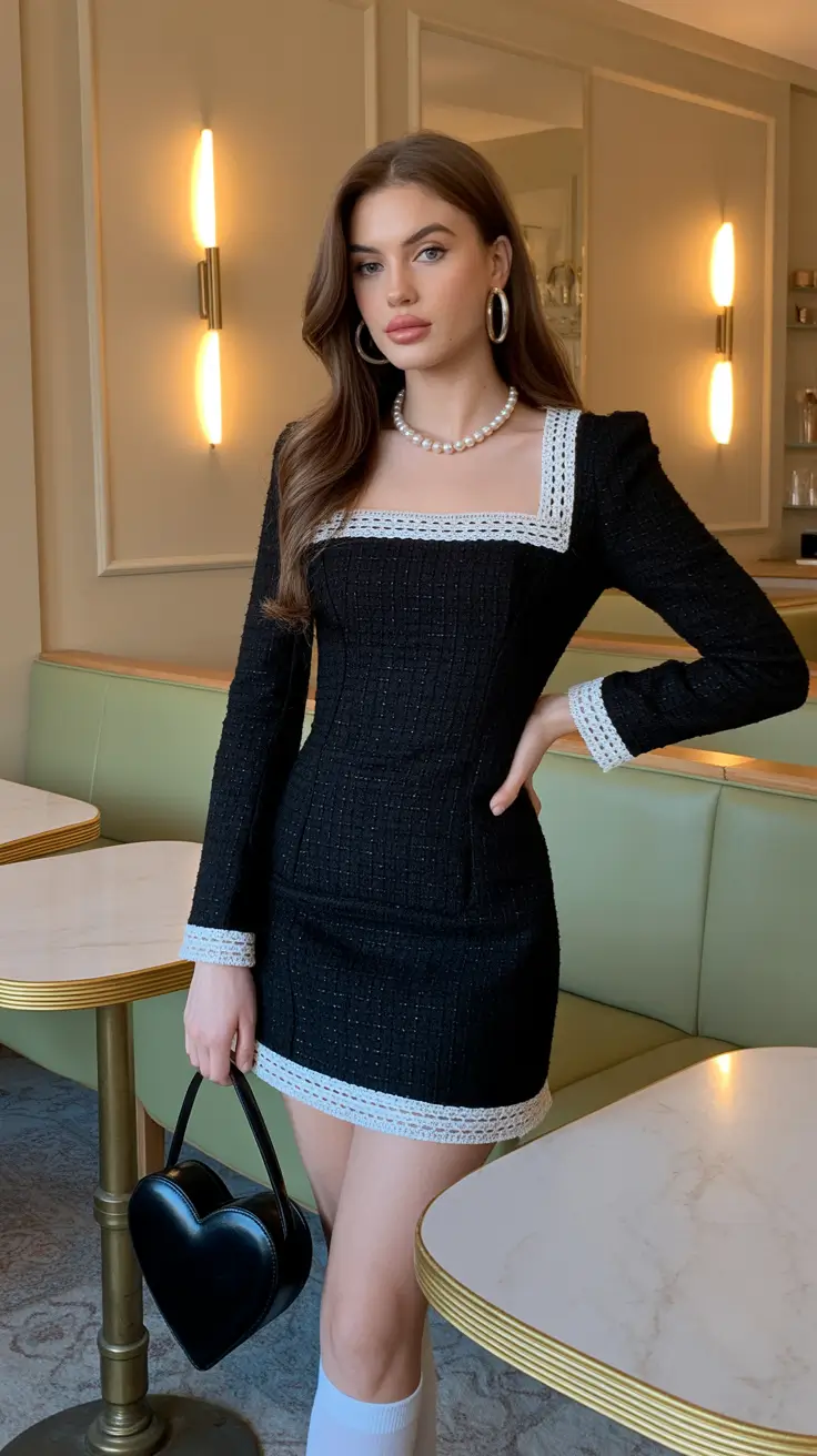 spring going out outfits Classic Mini with Soft Romantic Details