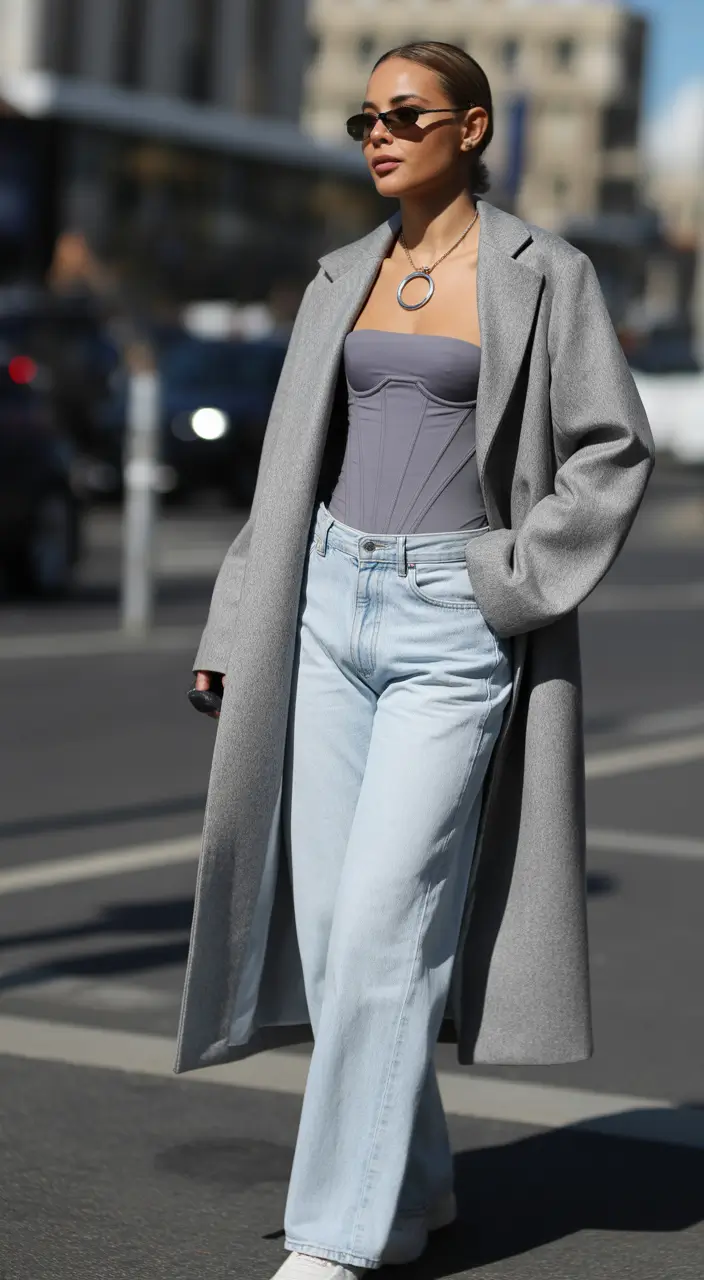 spring going out outfits City Casual Meets Structured Elegance