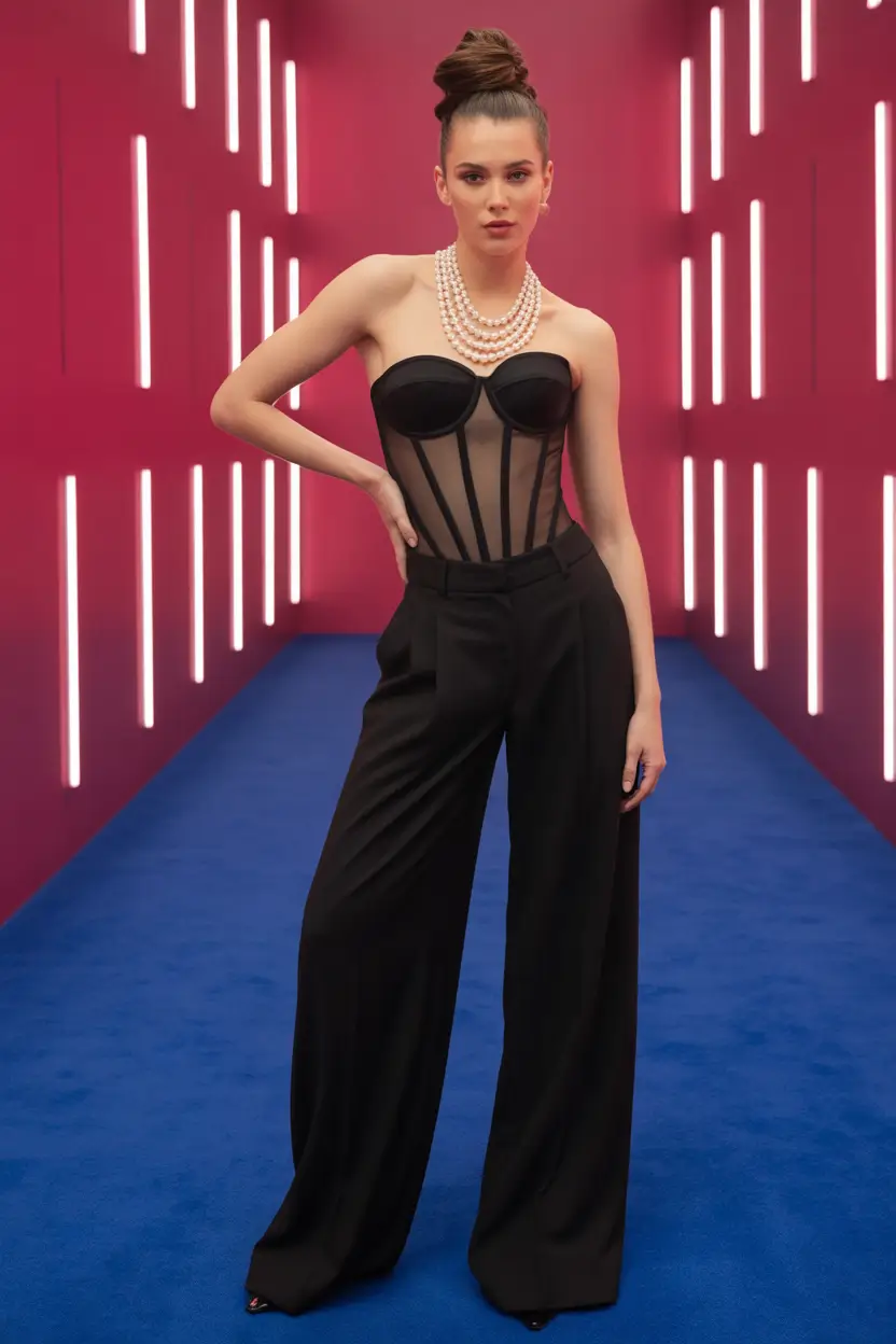 spring going out outfits Classic Corsetry for After-Dark Statements