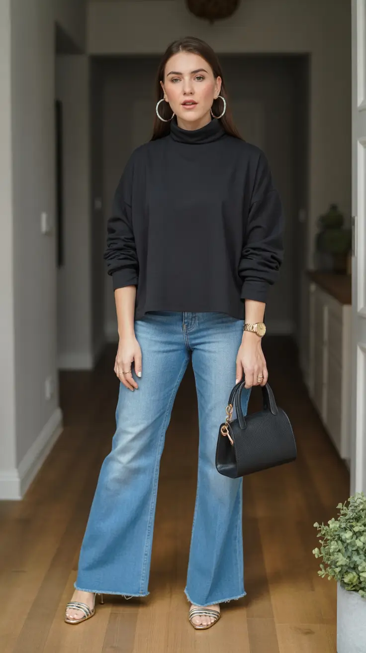 spring mom outfits Minimalist Denim With Soft Feminine Strength