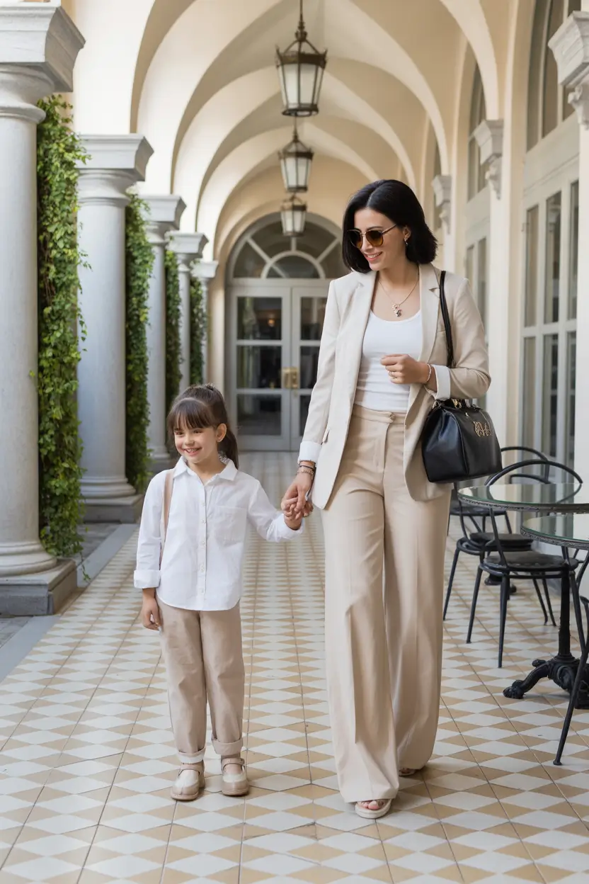 spring mom outfits Neutral Tailoring That Feels Light and Livable